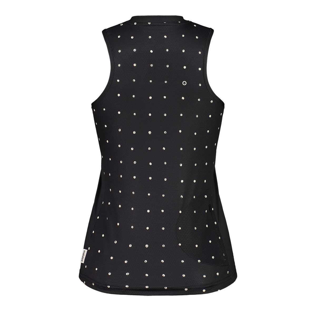 Maloja GrandvaliraM Top Women's in Deep Black Bubbledots